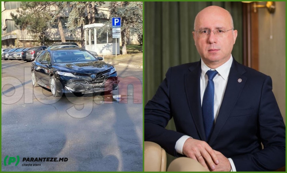 FOTO // Pavel Filip ar fi fost implicat într-un accident rutier. Reacția liderului PDM